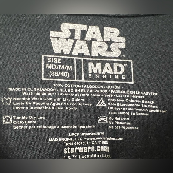 Star Wars The Mandalorian Baby Yoda Grogu Black Wanted T-Shirt - Picture 4 of 5
